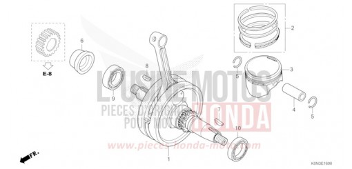 VILEBREQUIN/PISTON CBF125MER de 2024